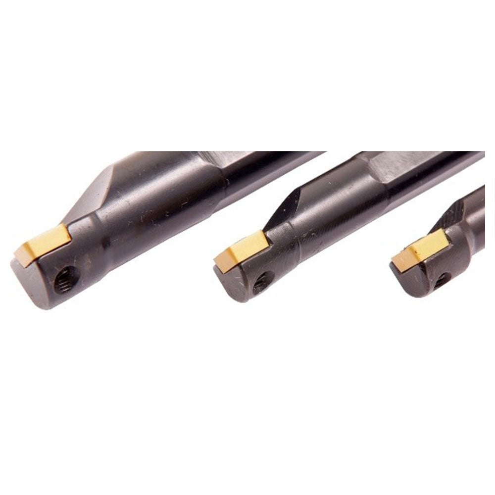 Boring Bars, 5/16" Indexable, 80 Deg Diamond Inserts,  3 Piece