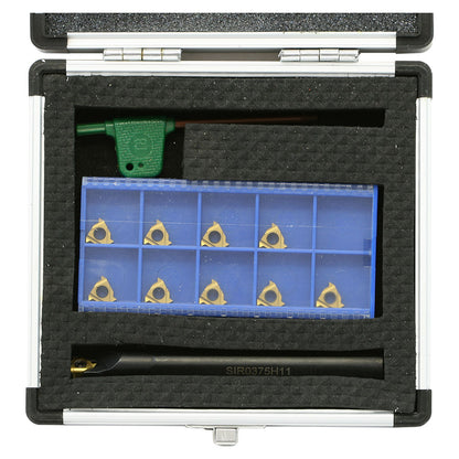 Threading Tool, Internal, 3/8" Indexable, SIR0375H11 - Set in box - CLOSEOUT - LittleMachineShop.com