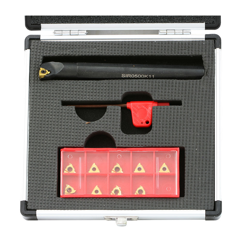Threading Tool, Internal, 1/2" Indexable, SIR0500K11 - Set in box - CLOSEOUT - LittleMachineShop.com
