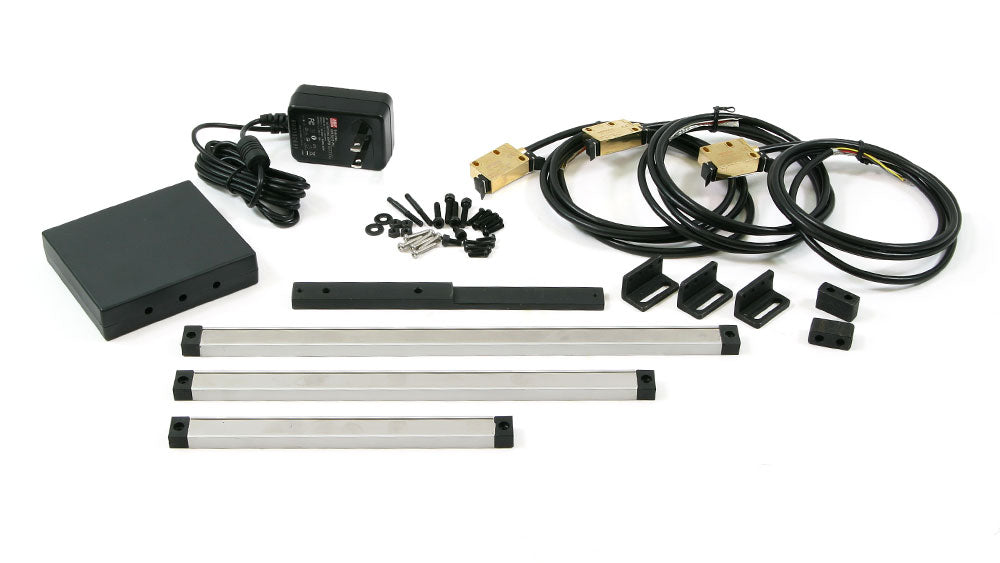 3-Axis DRO Kit, Tilting Column Mini Mill, Bluetooth