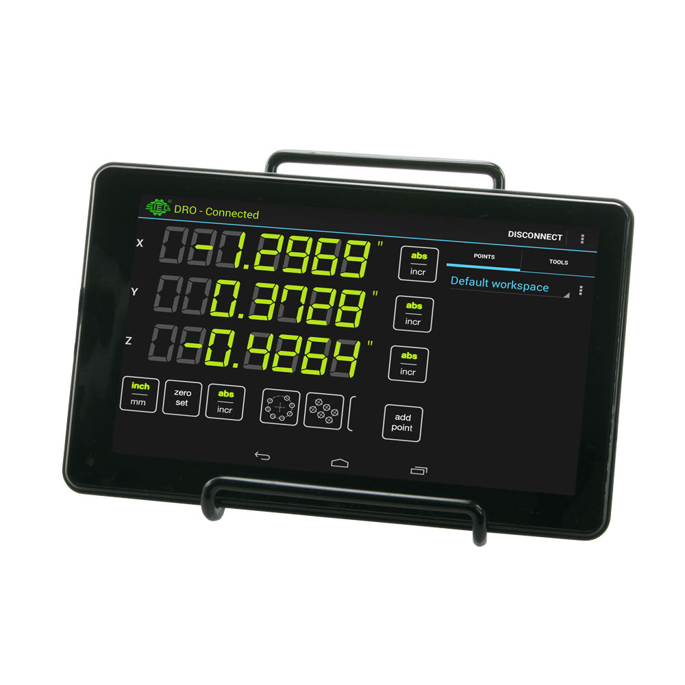 DRO Display, Bluetooth Tablet