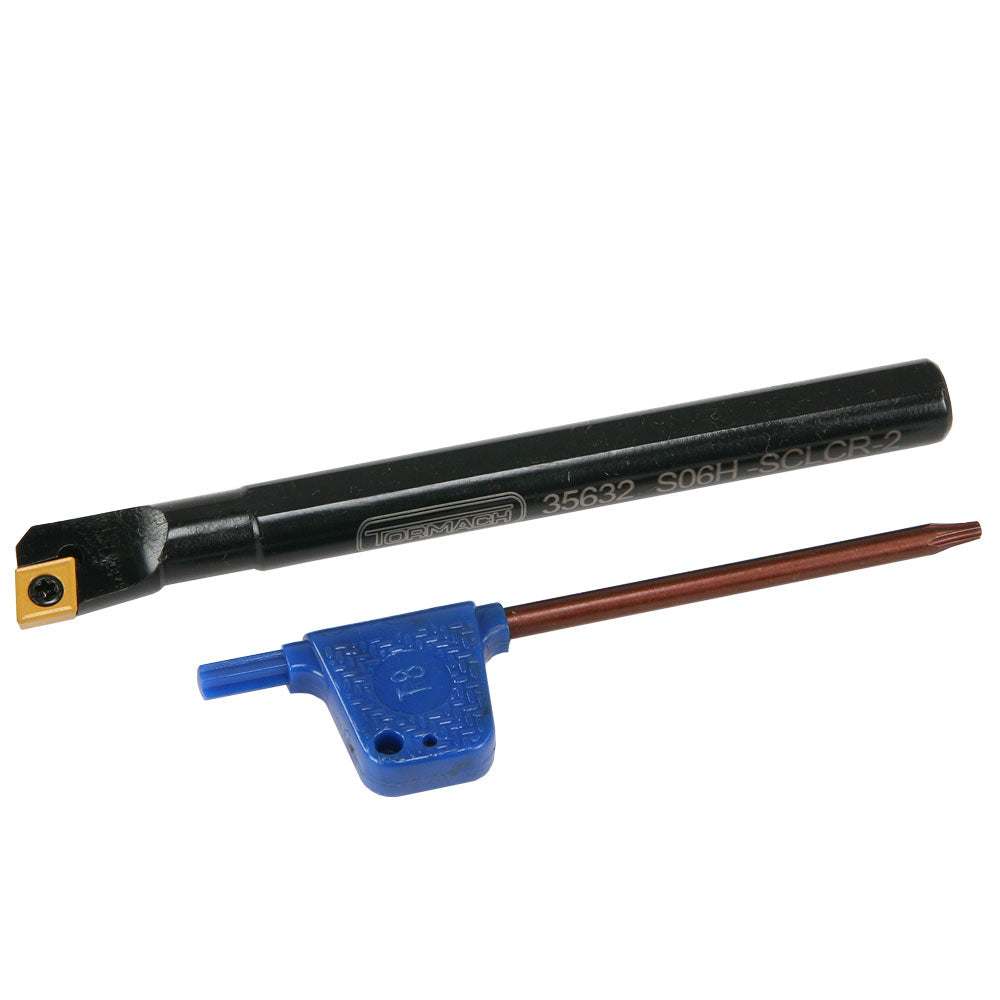 Boring Bar, 3/8" Indexable, S06H-SCLCR-2, Tormach CLOSEOUT - Littlemachineshop.com
