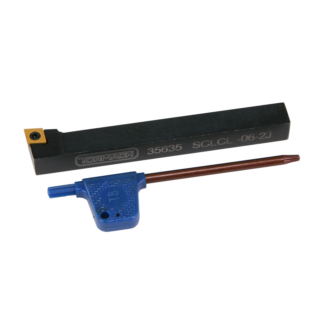 Turning and Facing Tool (LEFT), 3/8" Indexable, SCLCL-06-2J, Tormach - Littlemachineshop.com