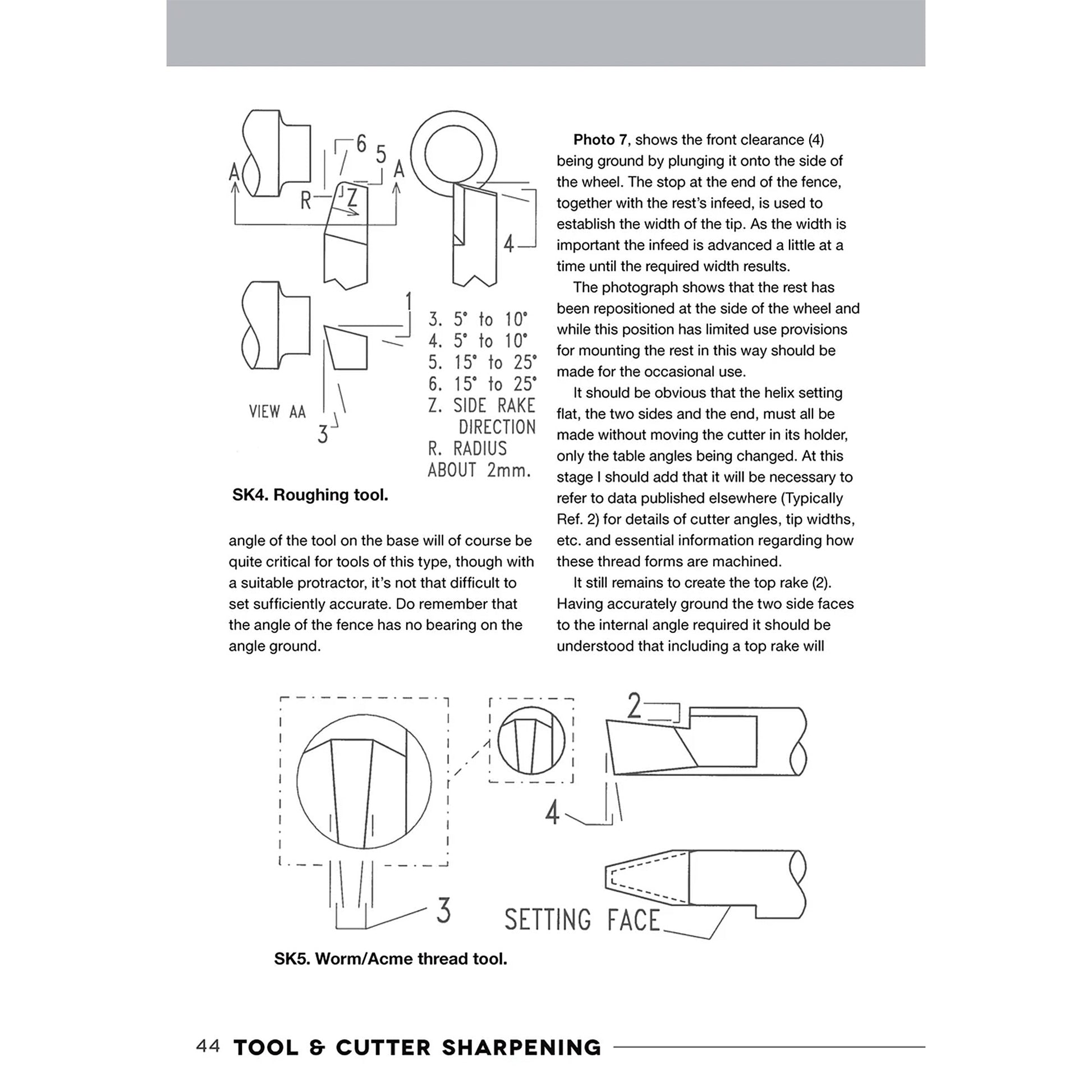 Tool & Cutter Sharpening for Home Machinists