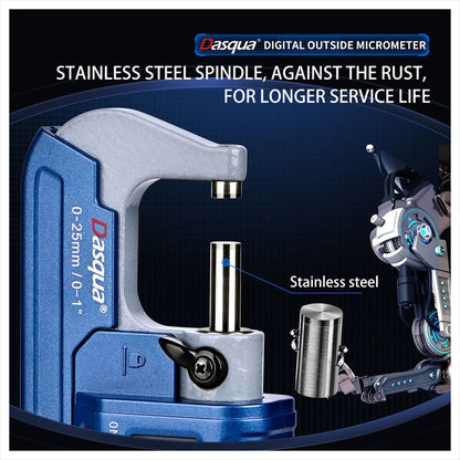 Micrometer, 0-1" Digital IP65