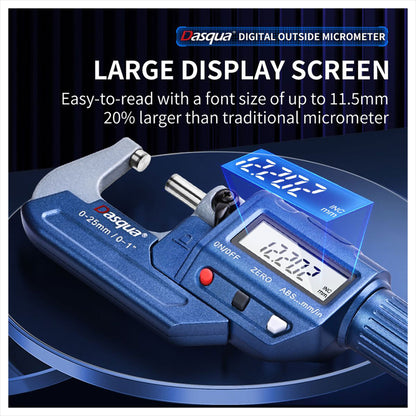 Micrometer, 0-1" Digital IP65