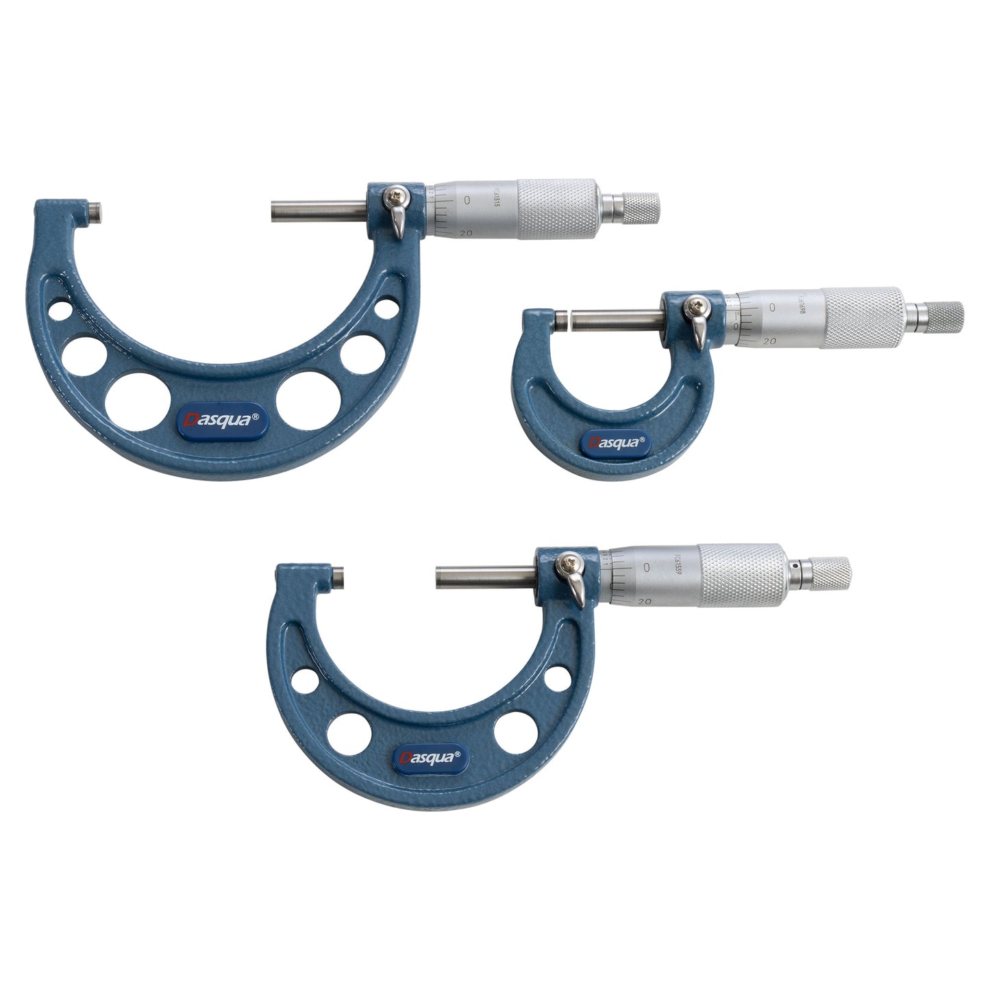 Micrometer Set, 0-3", Mitutoyo Style, Dasqua