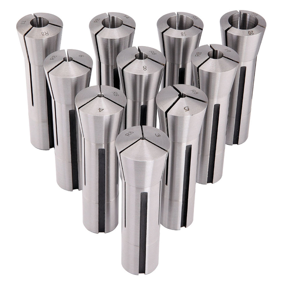 Collet Set, R8 Metric, Set of 10 – LittleMachineShop.com