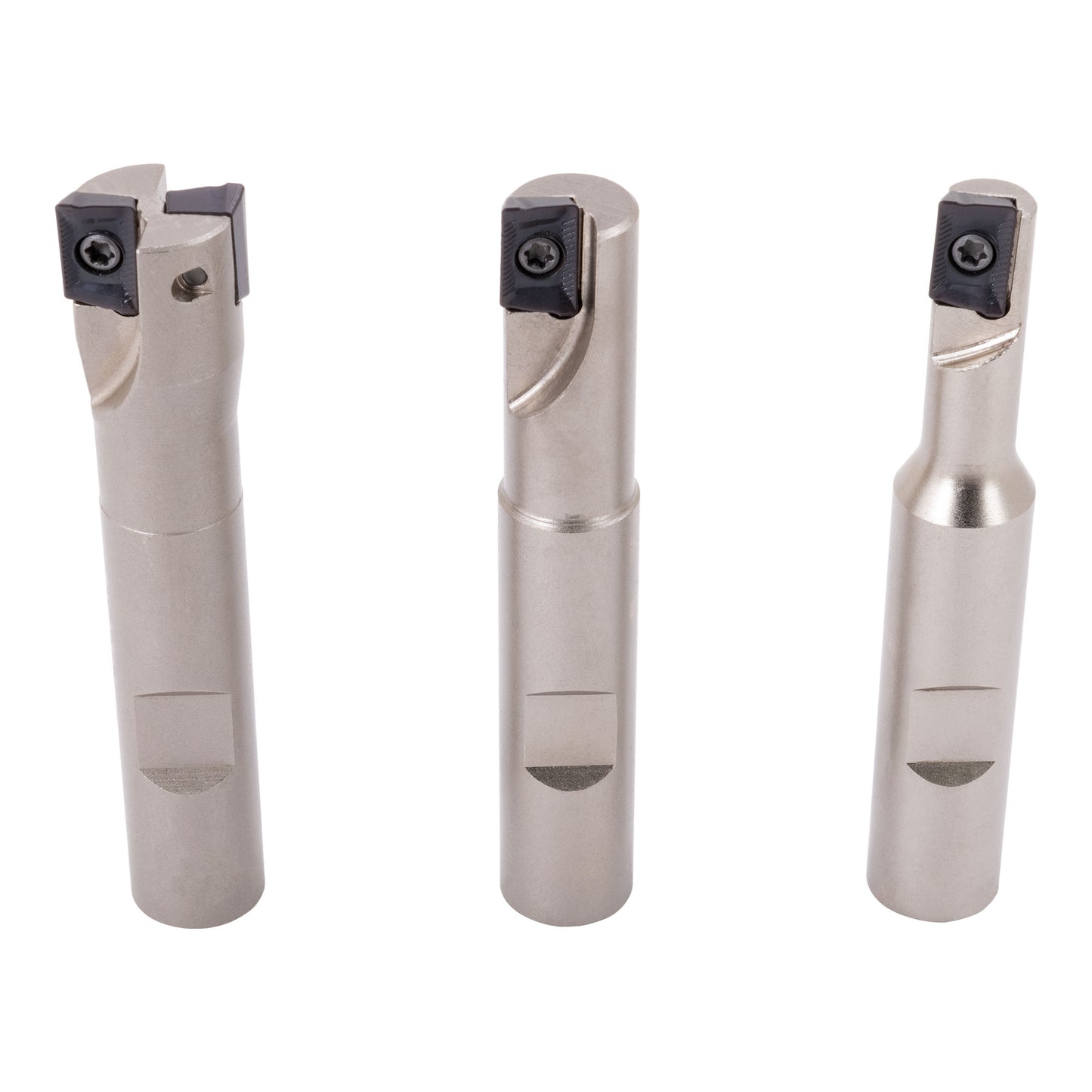 Indexable End Mill Set, 1/2" Shank Square Shoulder