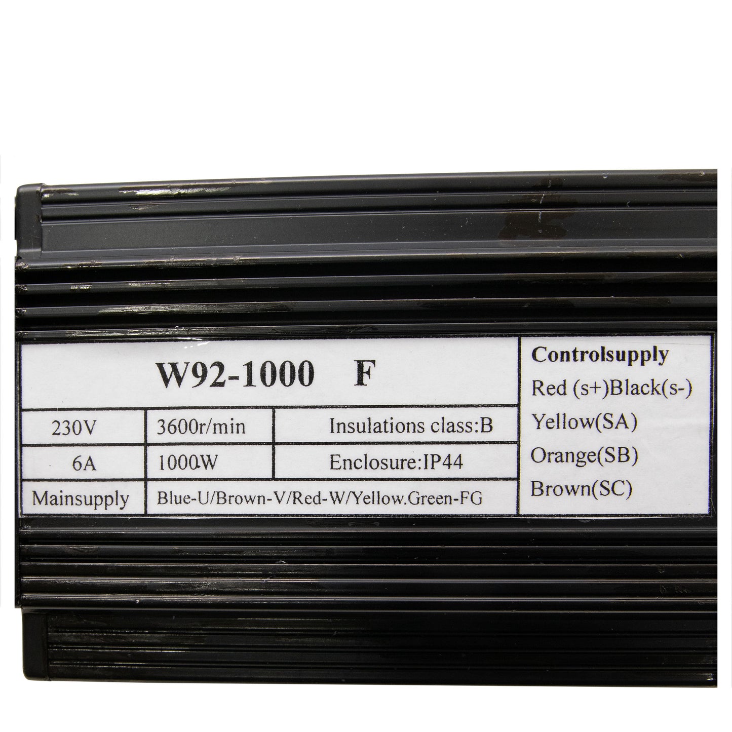 Motor, 1000 Watt Brushless, HiTorque Large Bench Mill