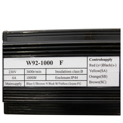 Motor, 1000 Watt Brushless, HiTorque Large Bench Mill