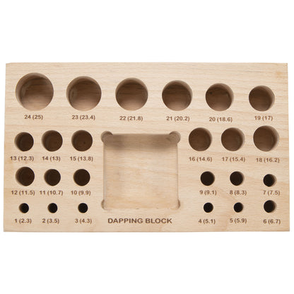 Dapping, Doming, Forming Block & Punch Set, 24 Piece