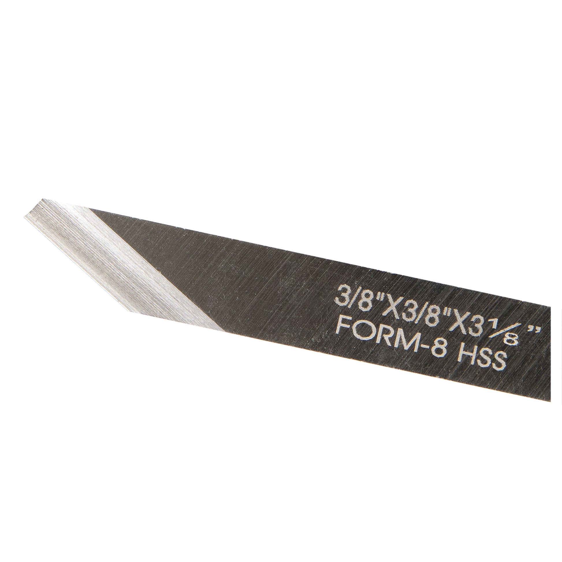 Lathe Tool Bits, 3/8" Presharpened, Set of 8 HSS