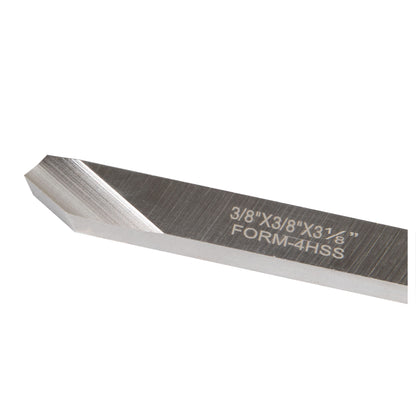 Lathe Tool Bits, 3/8" Presharpened, Set of 8 HSS