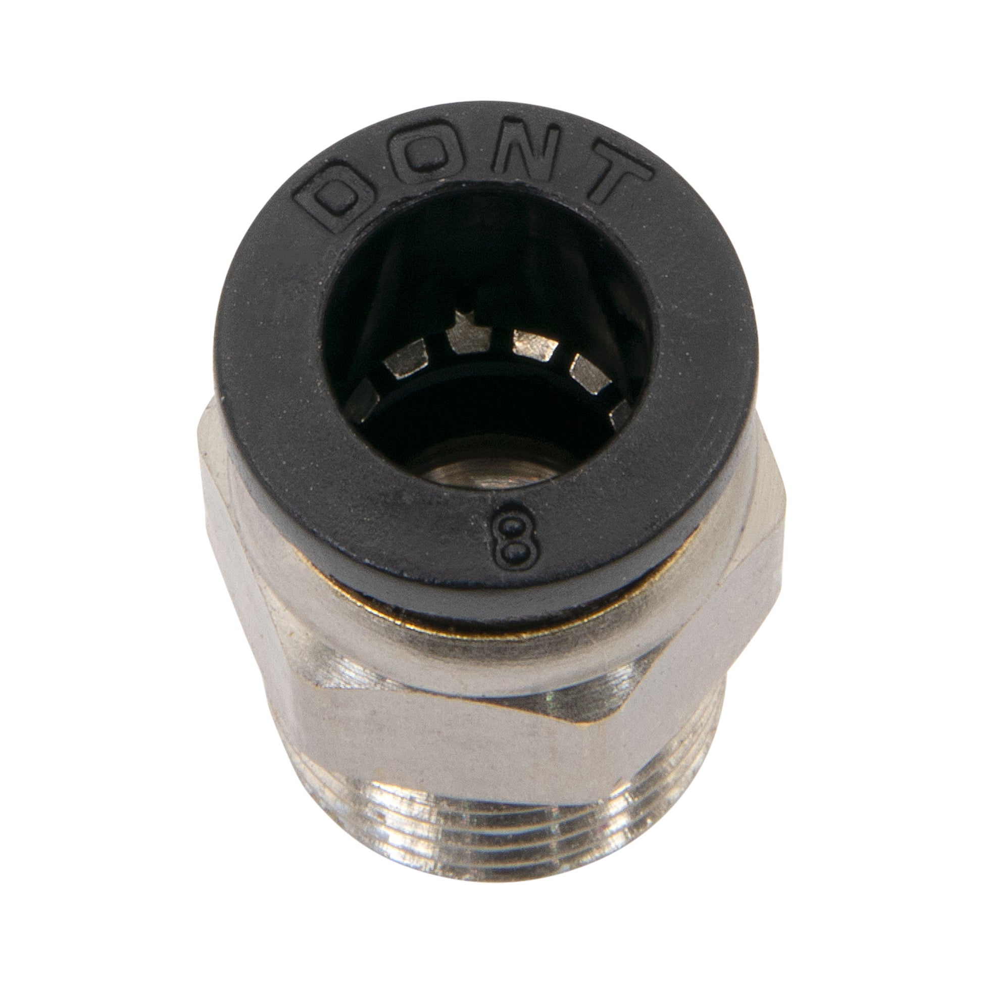 Connector, 8 mm OD Line, Push-to-Connect Style