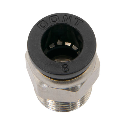 Connector, 8 mm OD Line, Push-to-Connect Style