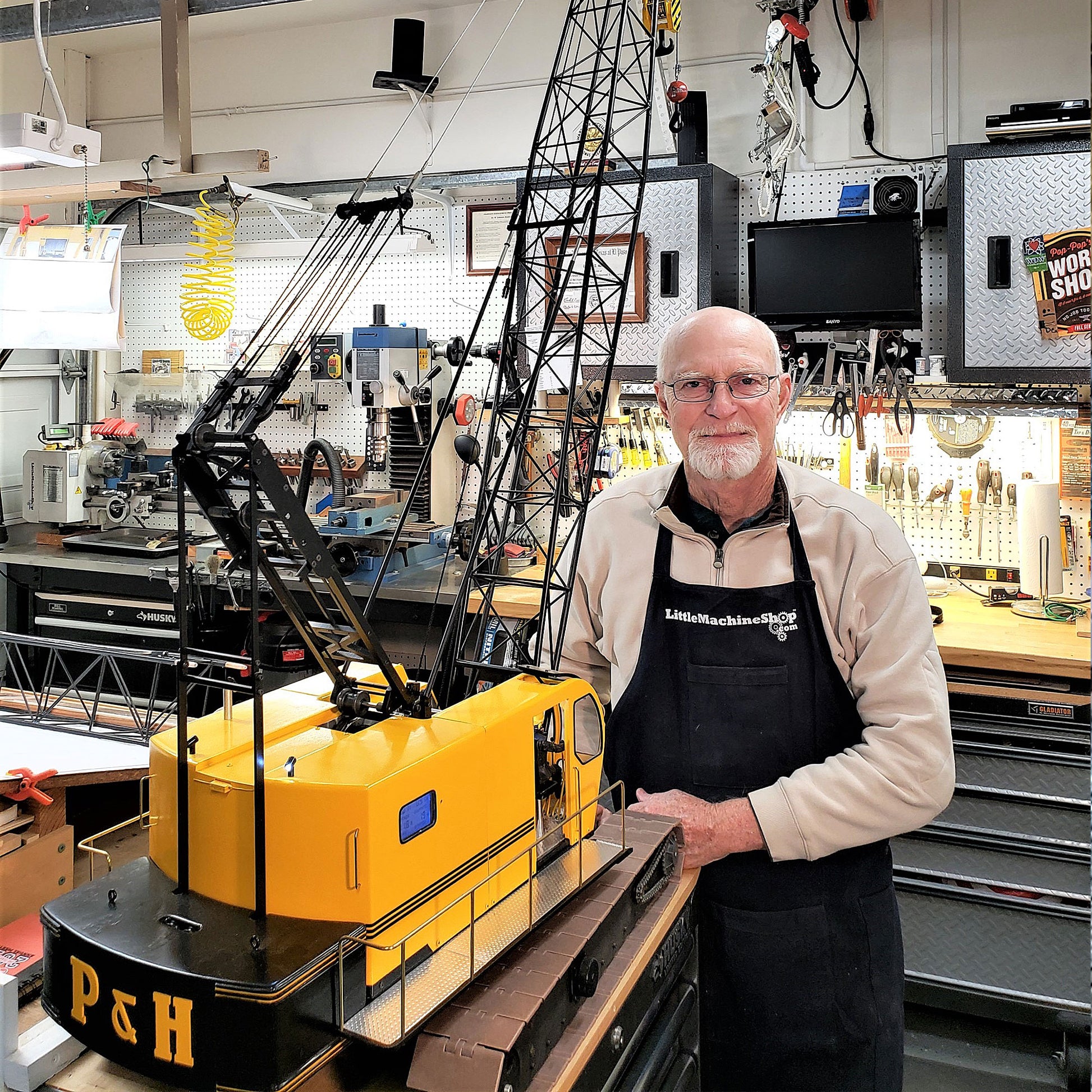 P&H 1015 Crane Model - 1/12th Scale, Plans