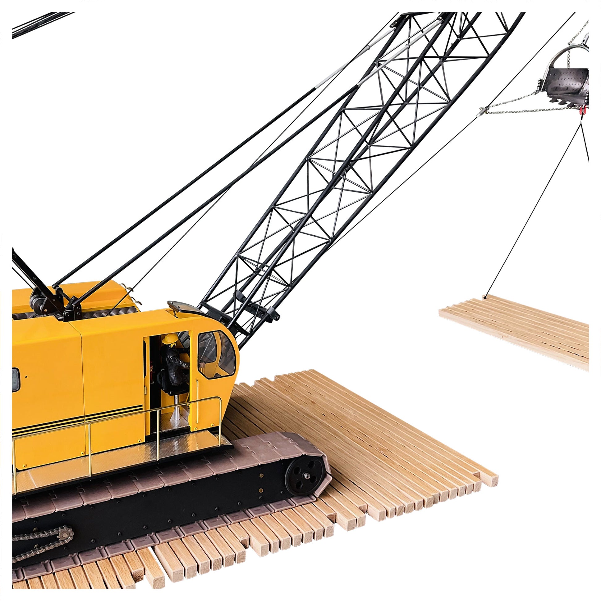 P&H 1015 Crane Model - 1/12th Scale, Plans