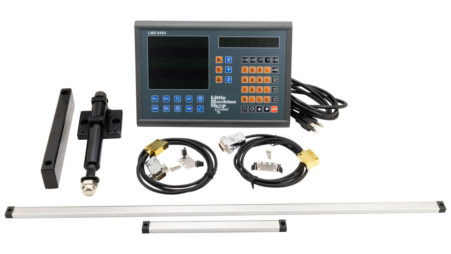 2-Axis DRO Kit, Bench Lathe