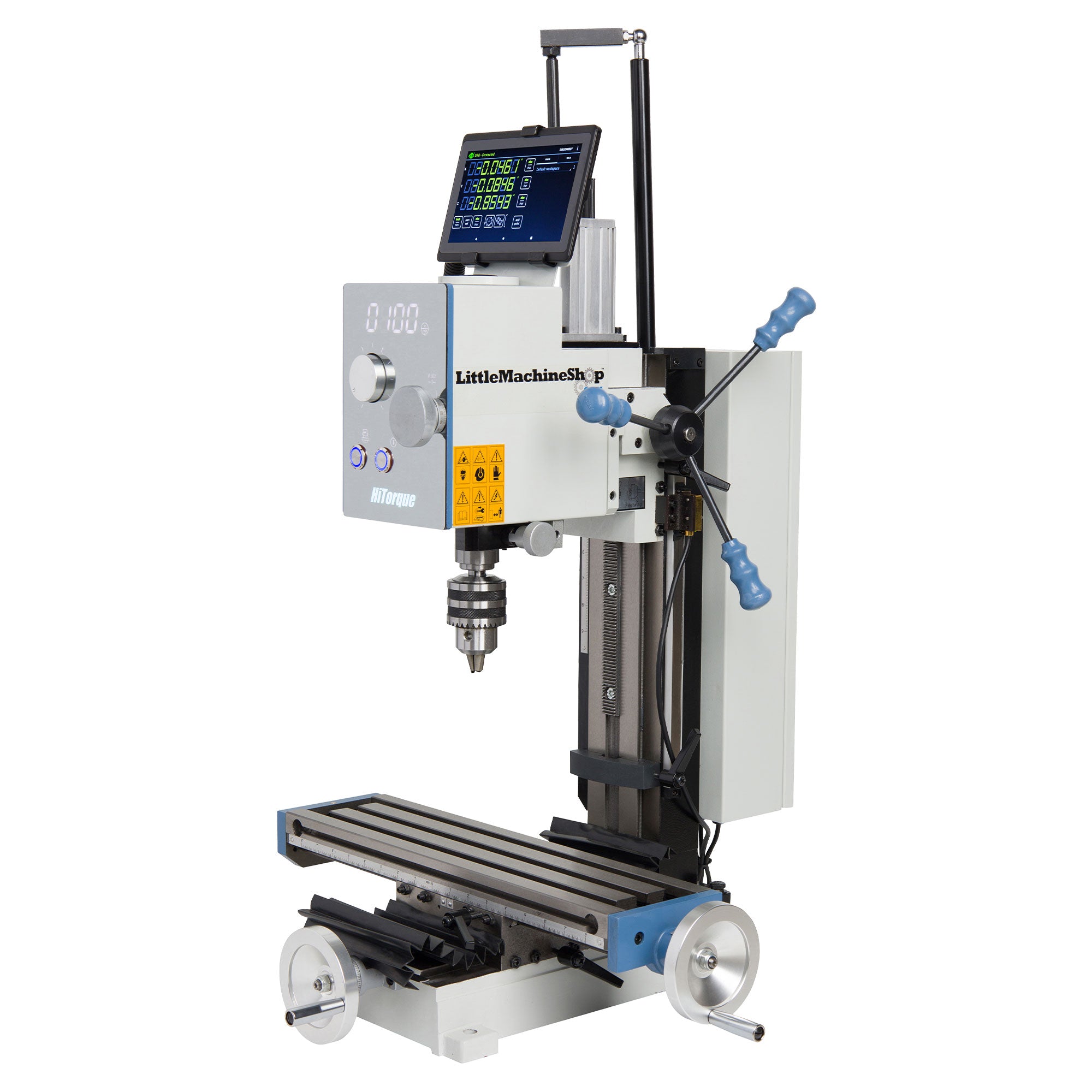 HiTorque 6450 Deluxe LED Mini Mill – LittleMachineShop.com