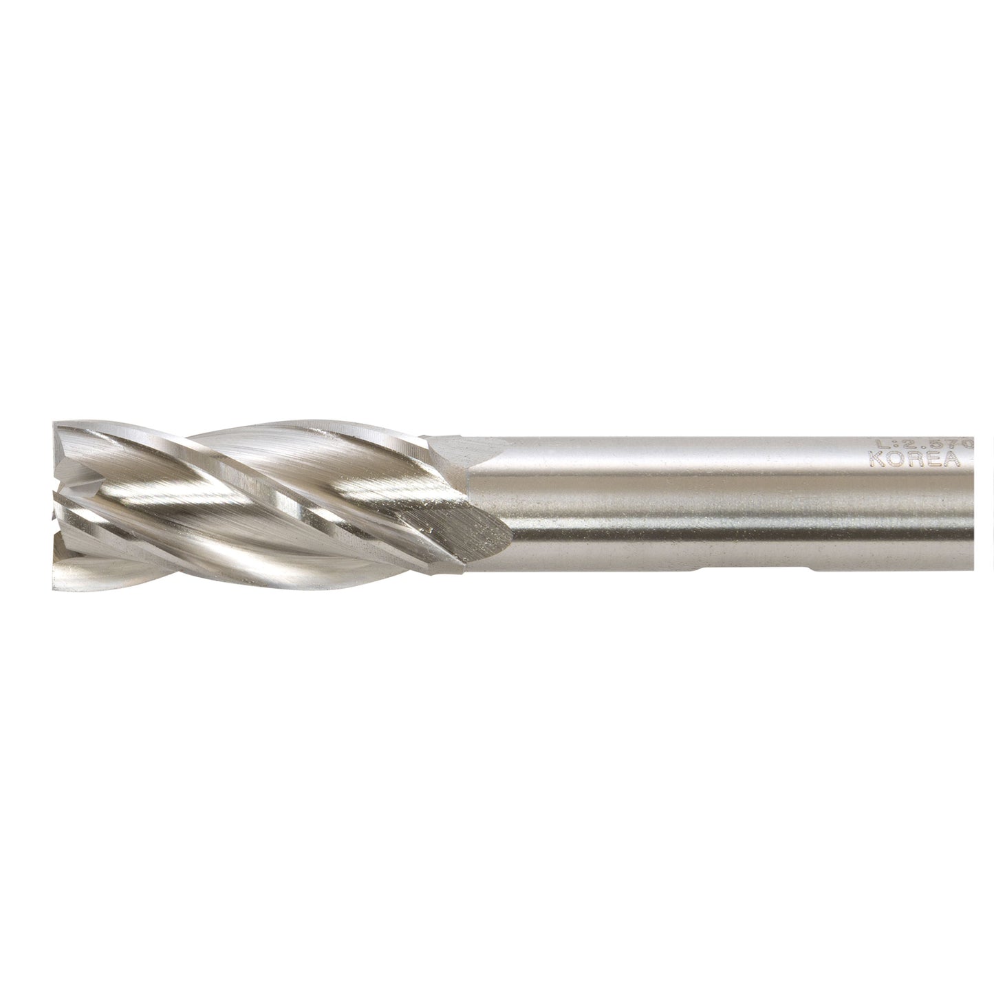 End Mill Set, 6 Piece 4 Flute, HSS, Metric