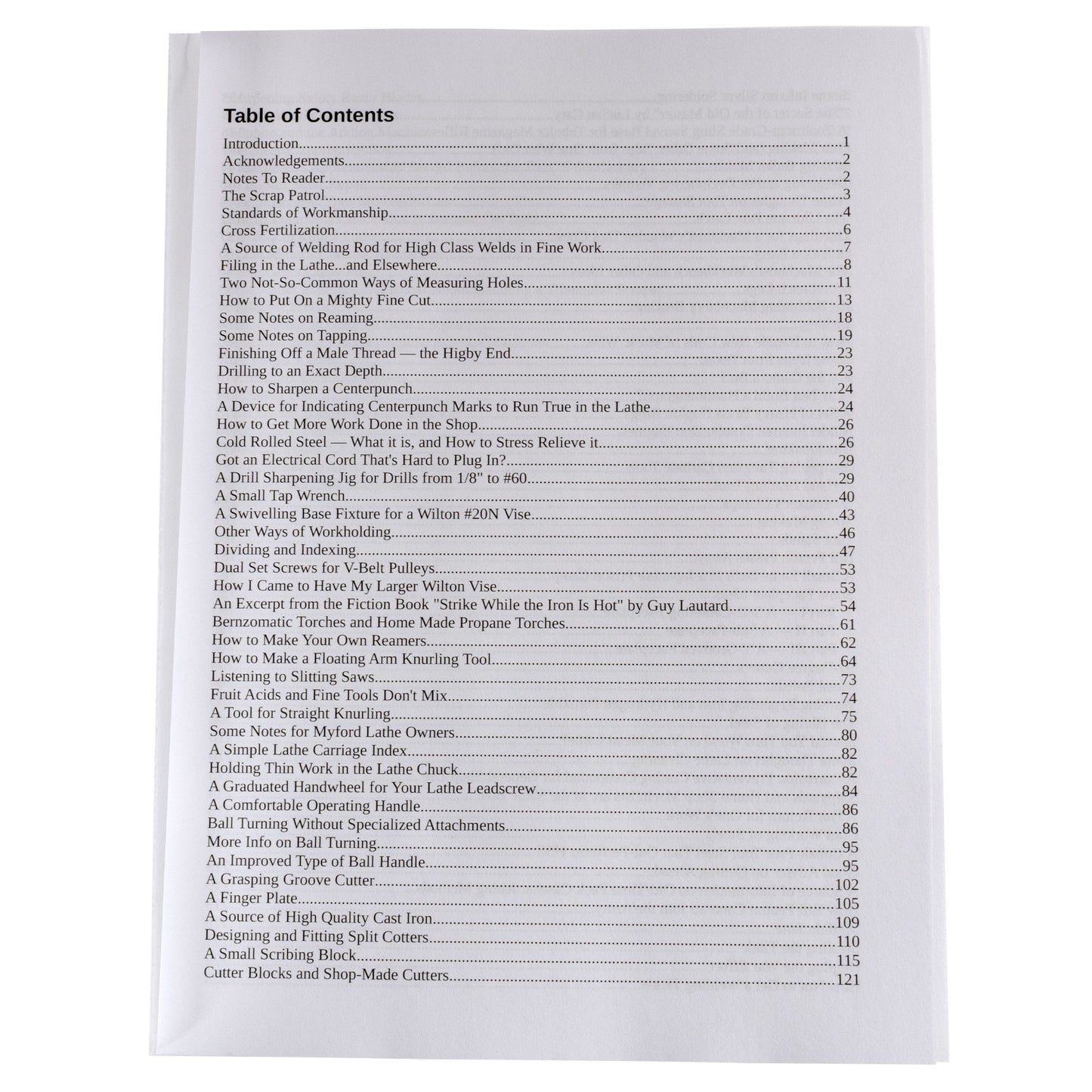 The Machinists Bedside Reader