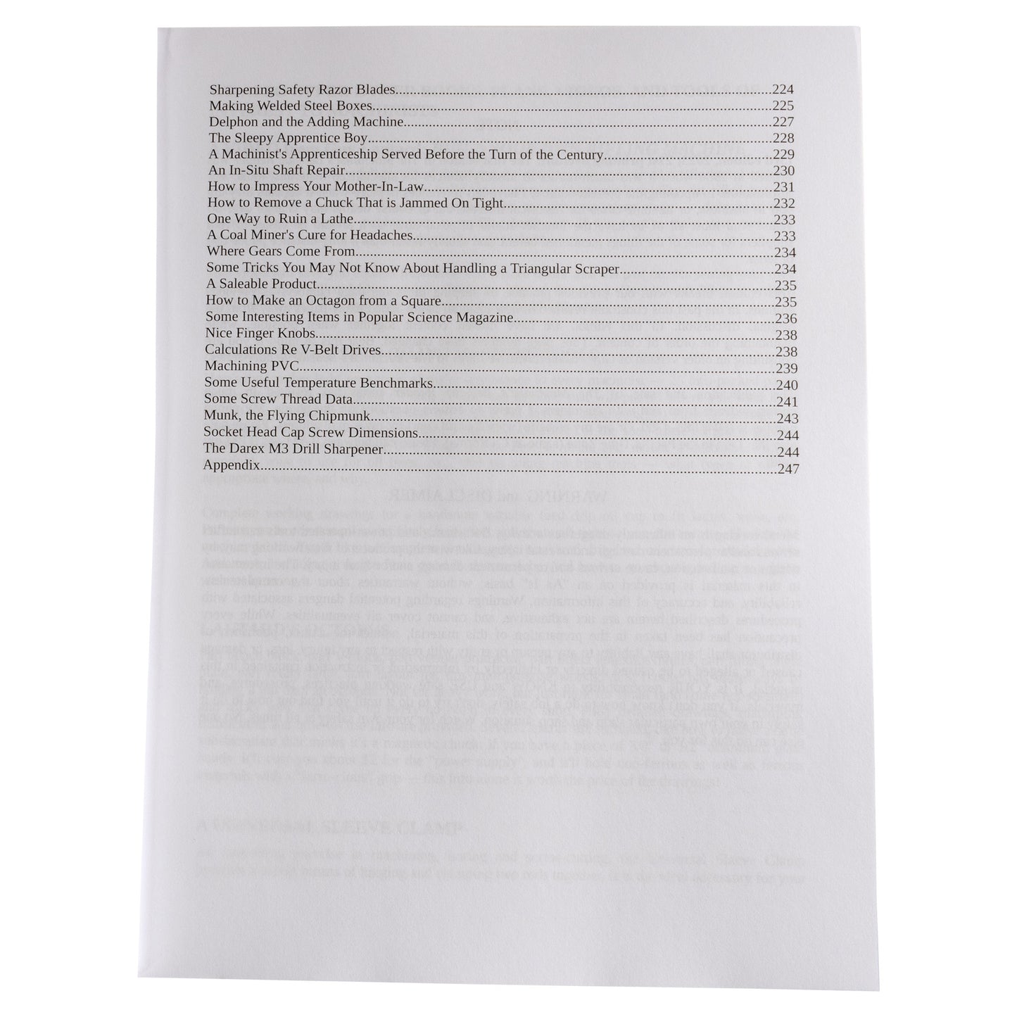 The Machinists Bedside Reader