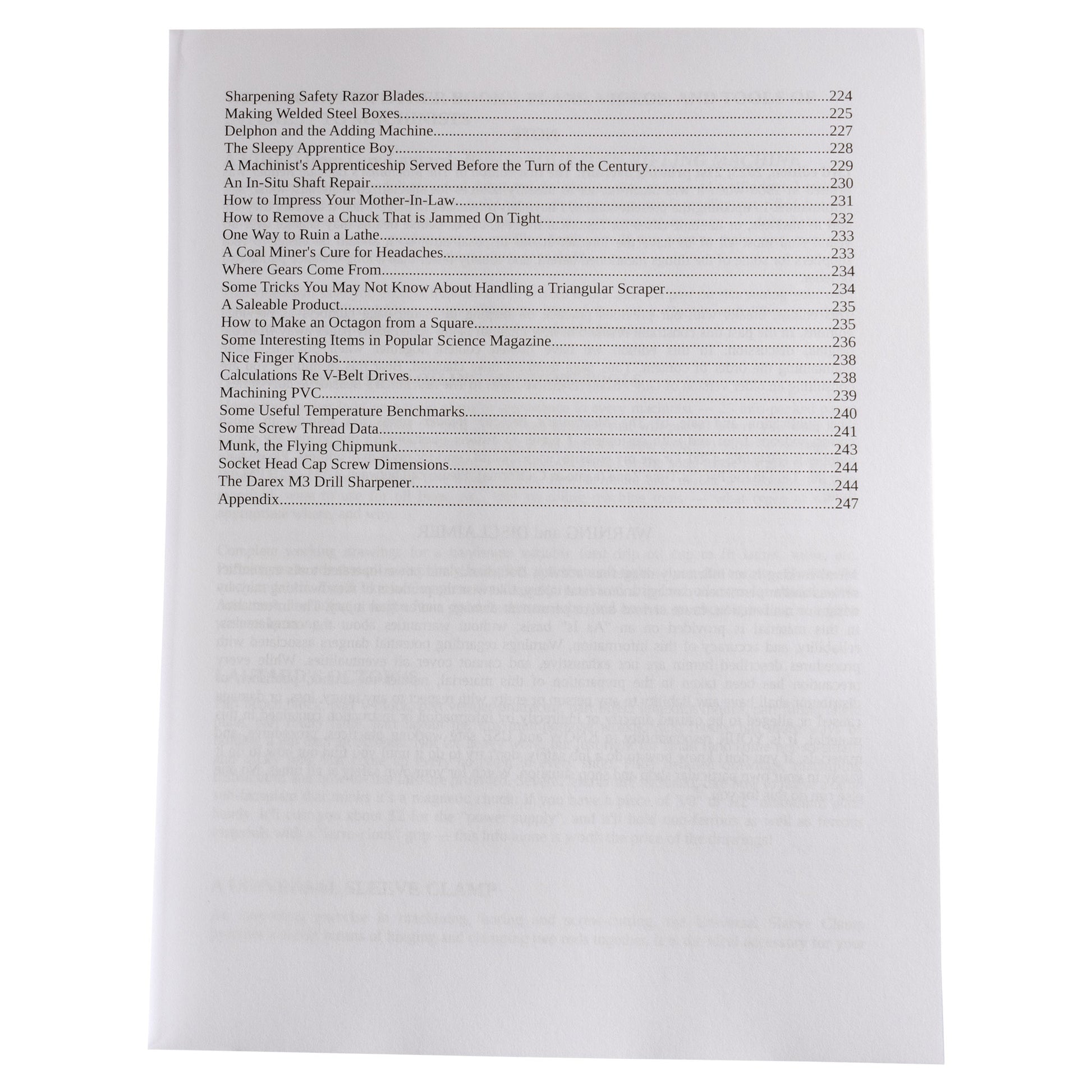 The Machinists Bedside Reader