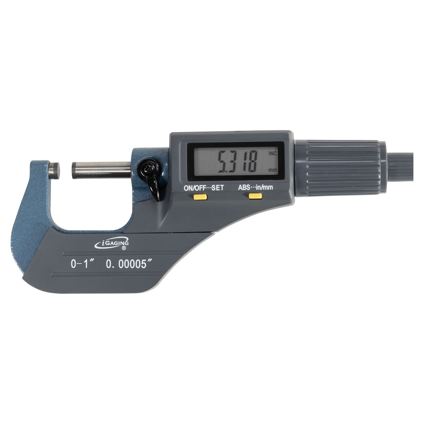 Micrometer Set, 0-3", Digital, iGaging