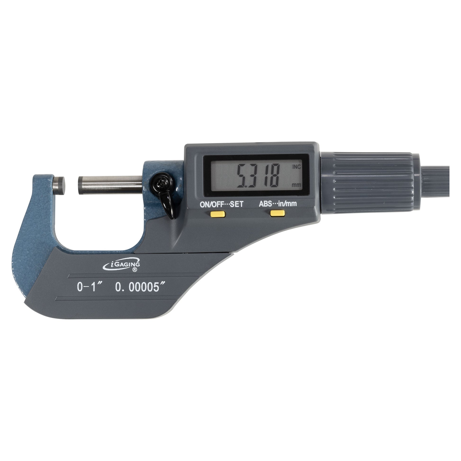 Micrometer Set, 0-3", Digital, iGaging