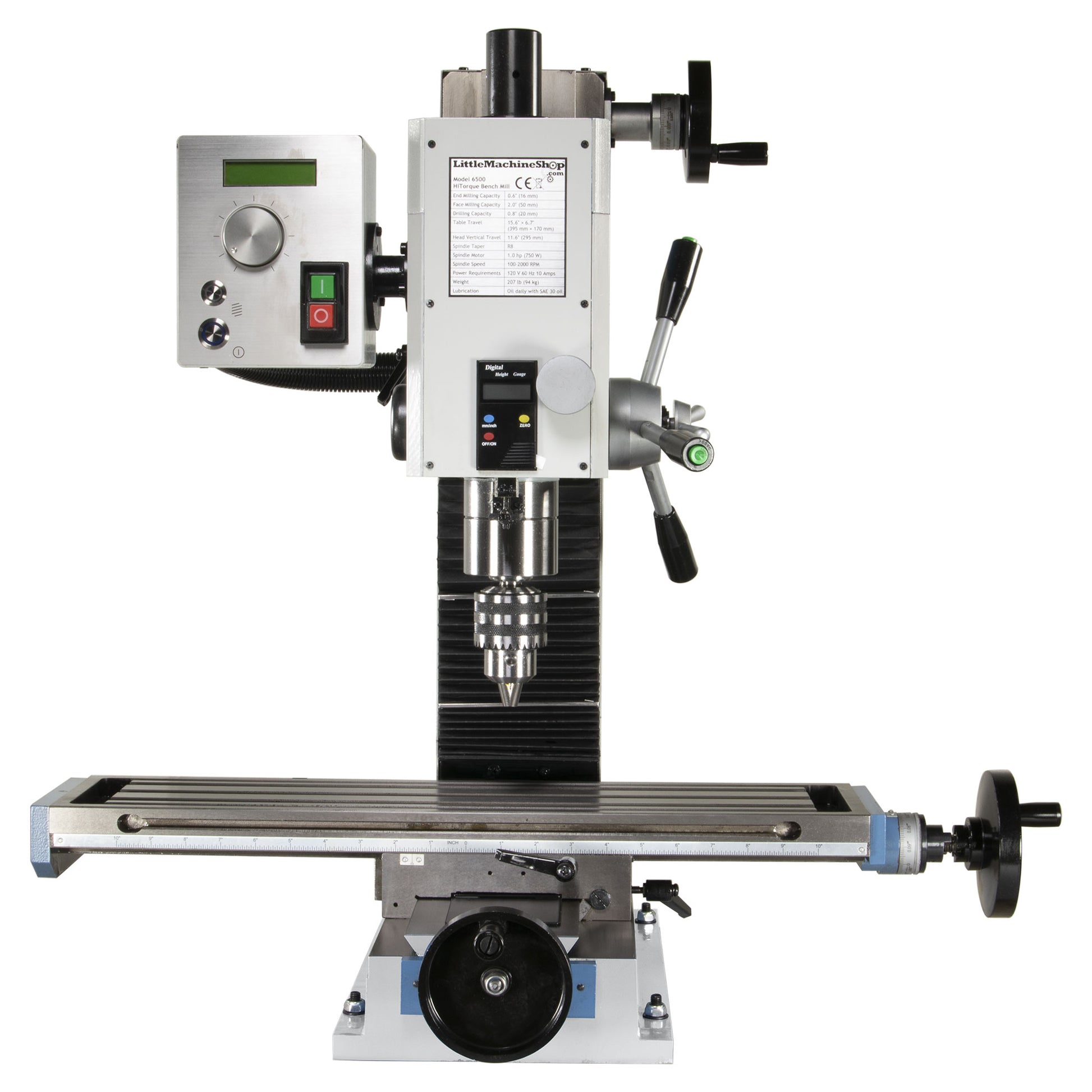 HiTorque 6500 Bench Mill (Long Table)