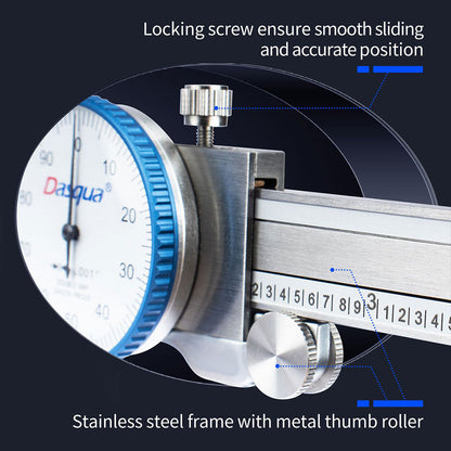 Caliper, Dial 6" Professional Grade, Dasqua