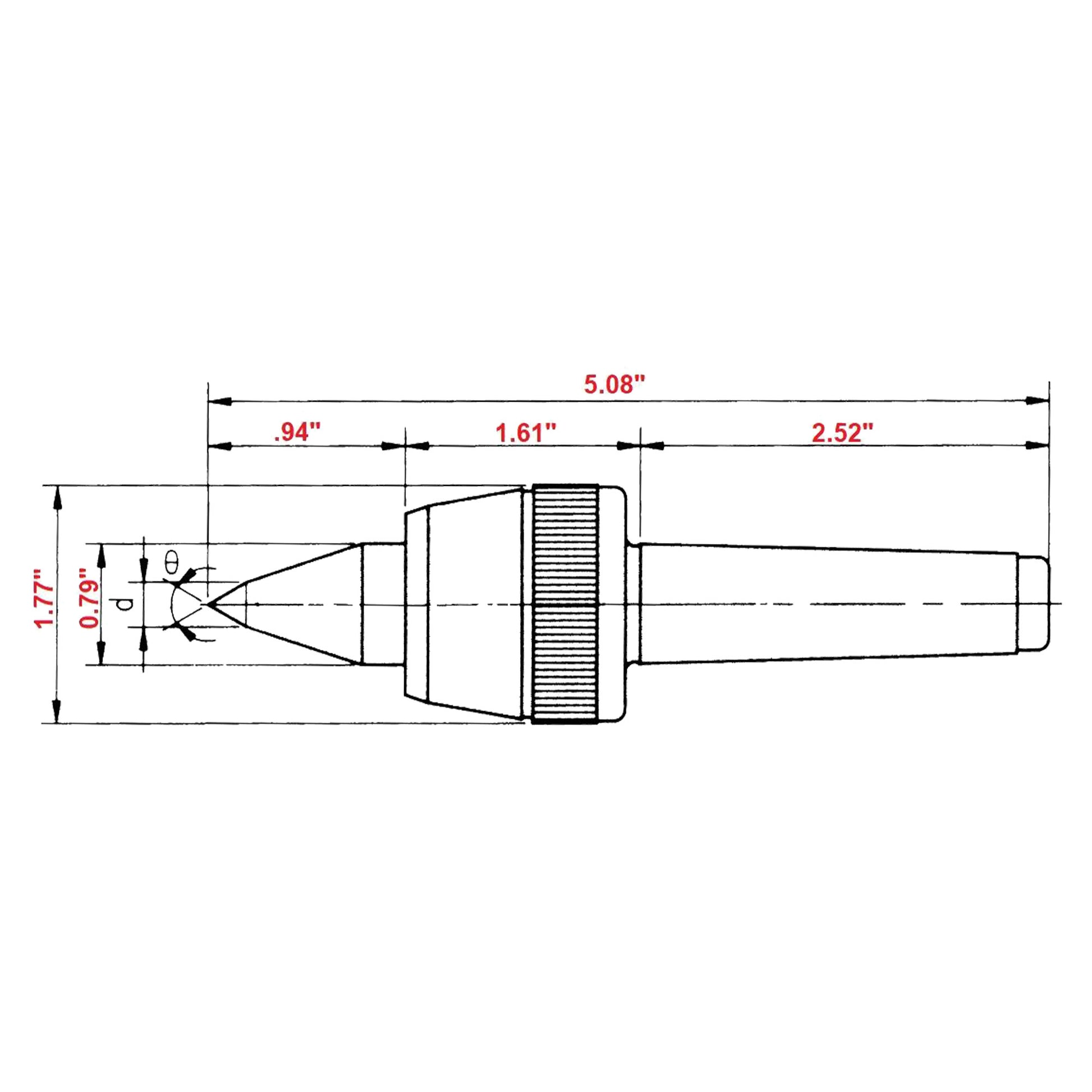 Live Center, 2MT Ultra Precision High Speed, Harlingen