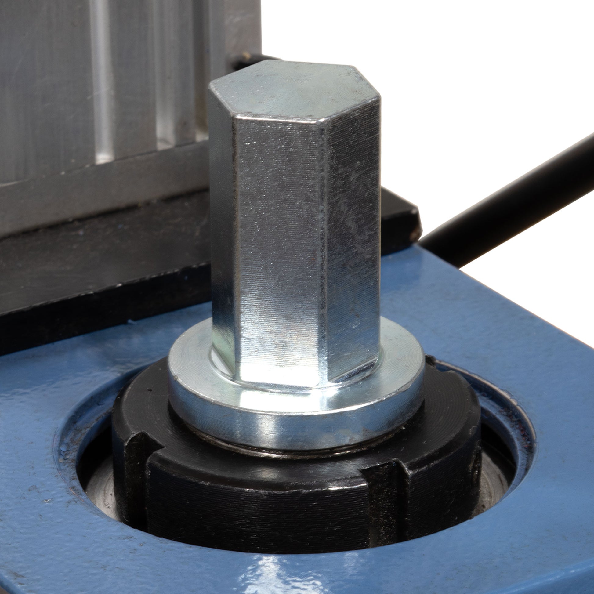 Tool Ejecting Draw Bar, Mini Mill - Installed with cover removed - LittleMachineShop.com