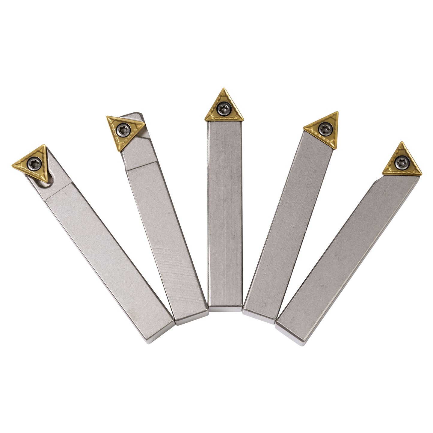 Turning Tools, 5/16" Indexable, 5 Piece Set, Harlingen