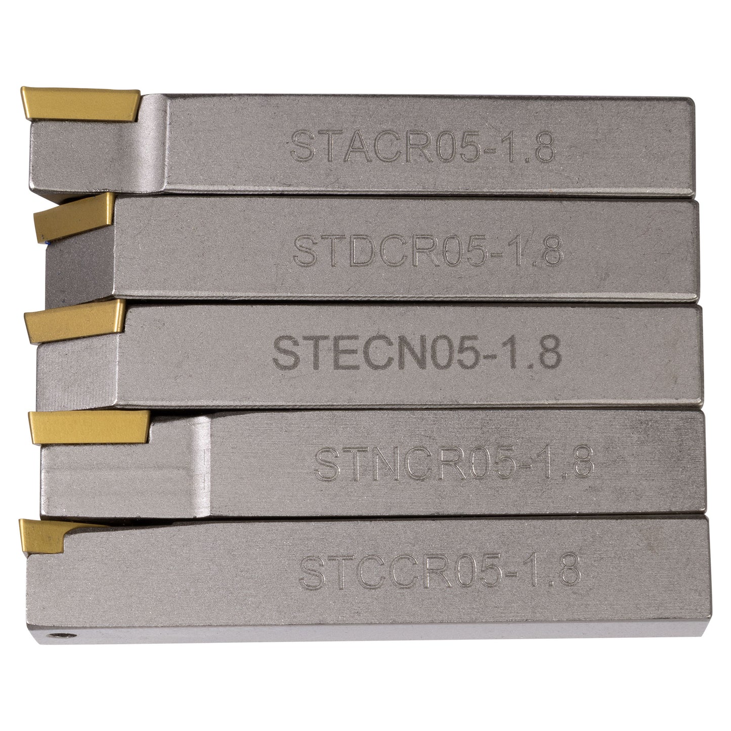 Turning Tools, 5/16" Indexable, 5 Piece Set, Harlingen