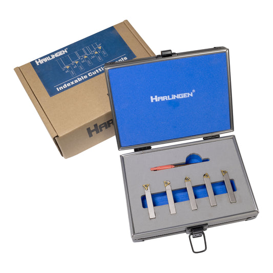 Turning Tools, 5/16" Indexable, 5 Piece Set, Harlingen