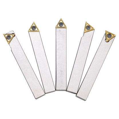 Turning Tools, 3/8" Indexable, 5 Piece Set, Harlingen