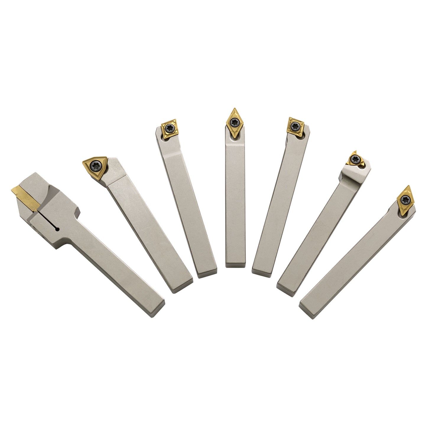 Turning Tools, 5/16" Indexable, 7 Piece Set, Harlingen