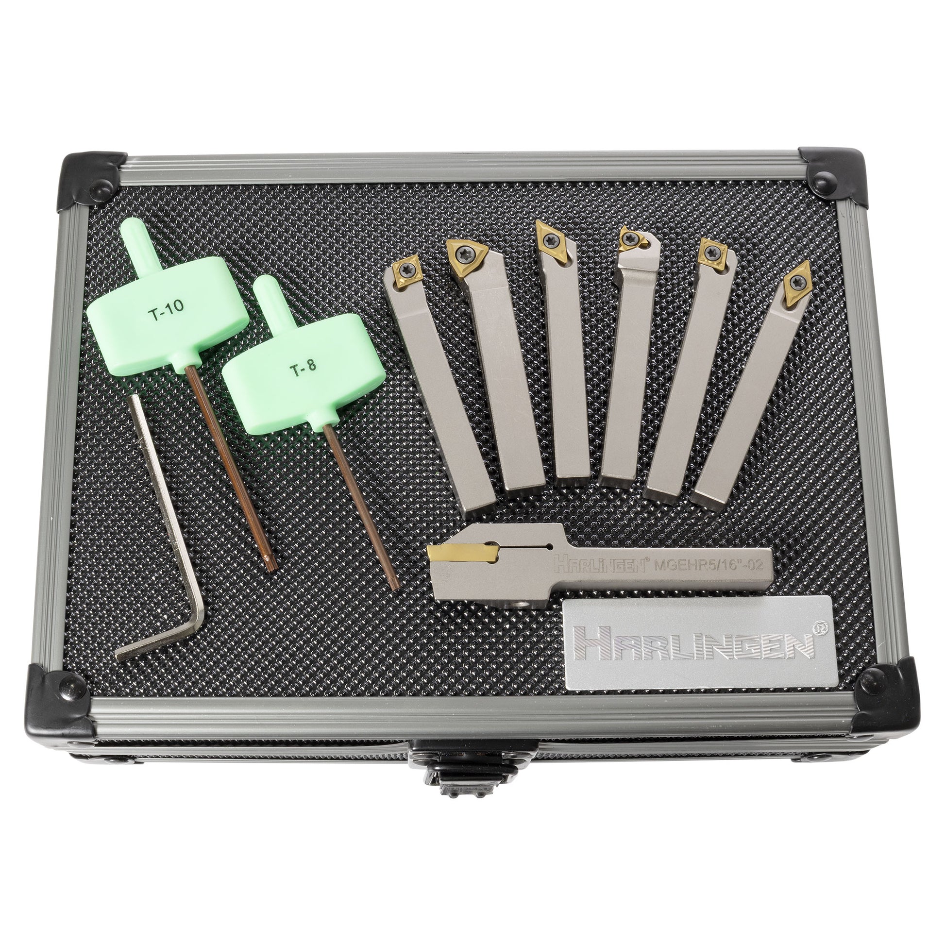 Turning Tools, 5/16" Indexable, 7 Piece Set, Harlingen