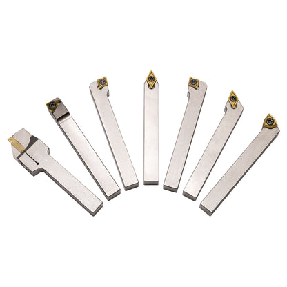 Turning Tools, 3/8" Indexable, 7 Piece Set, Harlingen