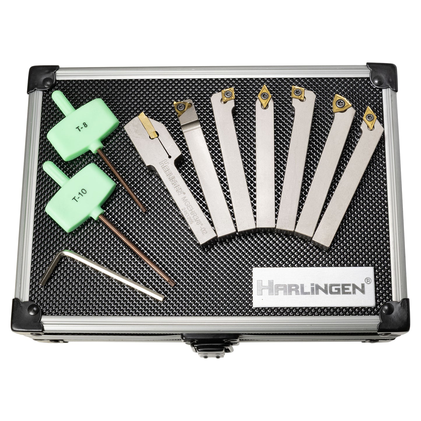 Turning Tools, 3/8" Indexable, 7 Piece Set, Harlingen