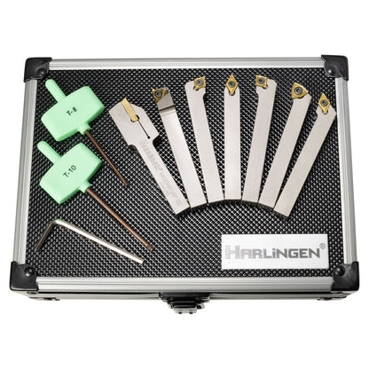 Turning Tools, 3/8" Indexable, 7 Piece Set, Harlingen