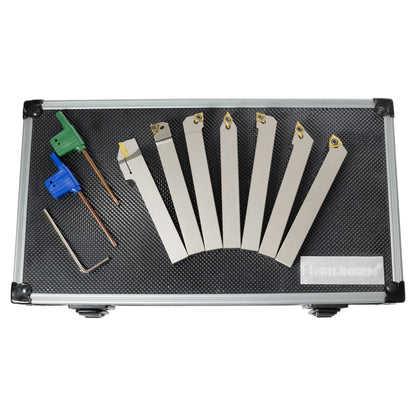 Turning Tools, 1/2" Indexable, 7 Piece Set, Harlingen