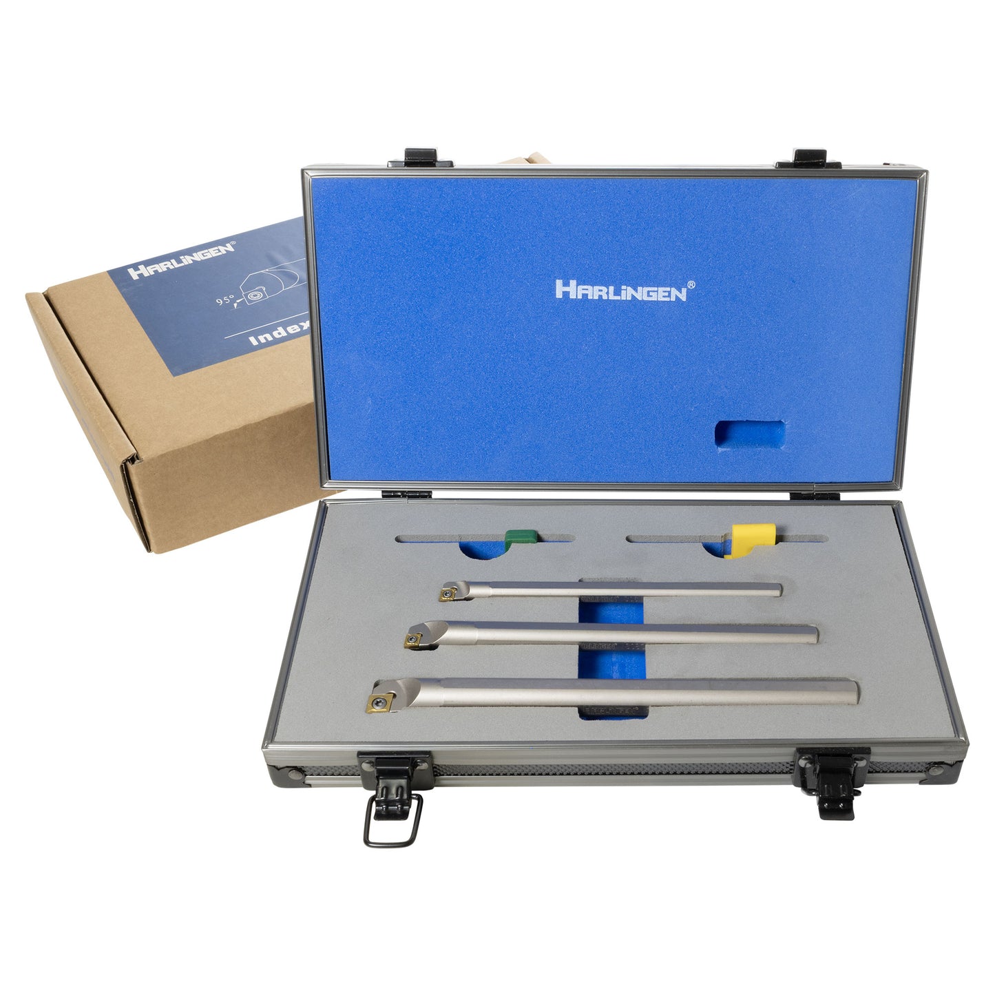 Boring Bars, Indexable, 95 Deg Diamond Insert, 3 Piece Set, Harlingen