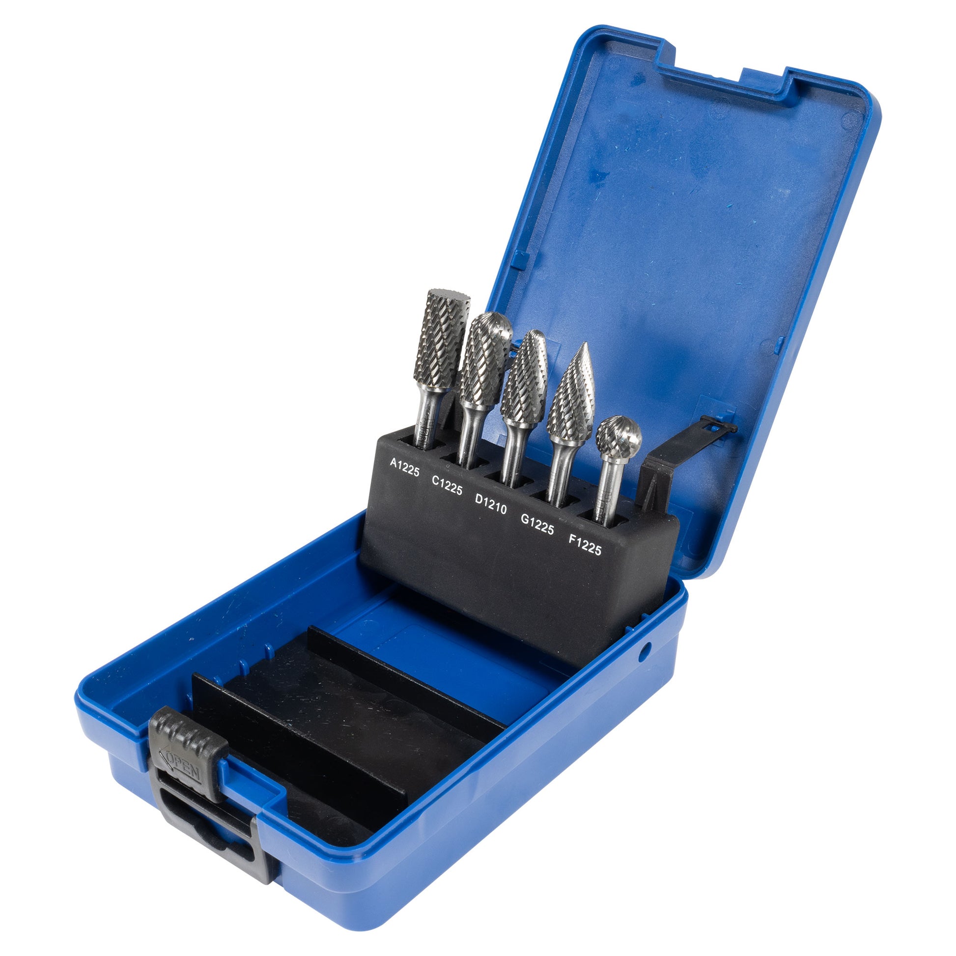 Rotary Burr Set, Carbide, 5 Piece, Harlingen