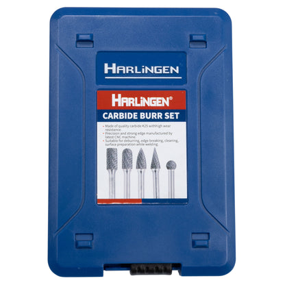 Rotary Burr Set, Carbide, 5 Piece, Harlingen