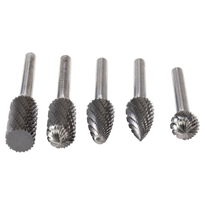 Rotary Burr Set, Carbide, 5 Piece, Harlingen
