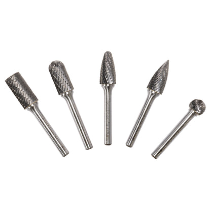 Rotary Burr Set, Carbide, 5 Piece, Harlingen