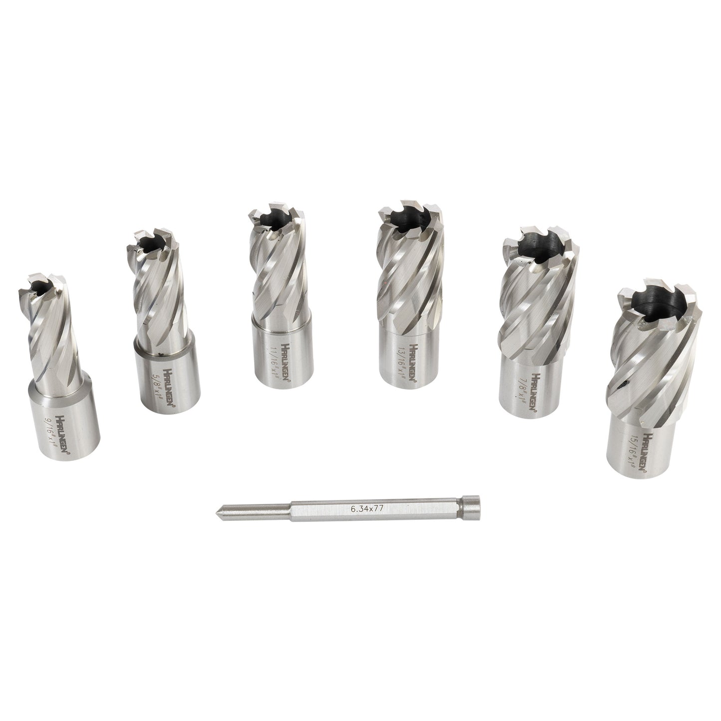 Annular Cutter, 7 Piece Set, Harlingen